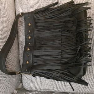 Carlos Santana vegan leather hobo bag